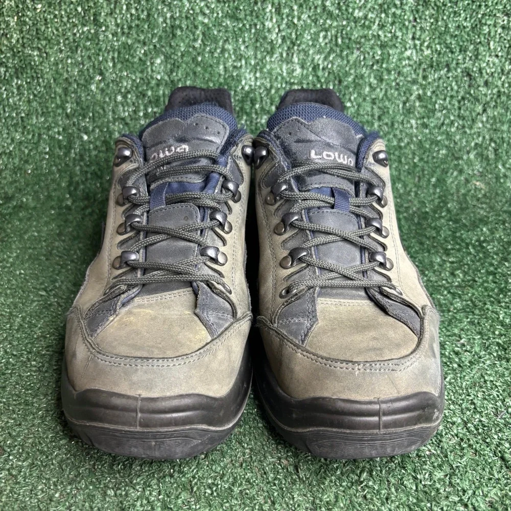LOWA Renegade II GTX Lo Gore-Tex‎ Hiking Gorpcore Shoes Grey Mens Size 8.5 Wide